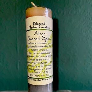 Altar Sacred Space Candle 🕯